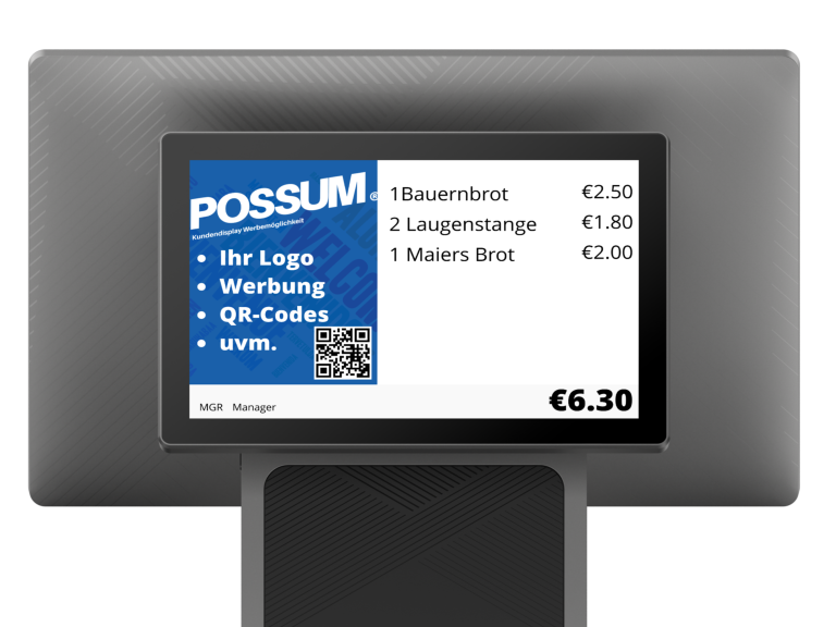 Kassensystem mit Kundendisplay (2026)