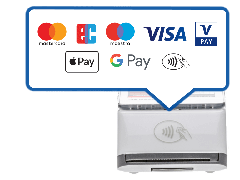 POSSUM5 mobiles Kassensystem mit EC-Cash Gerät für Debit und Kreditkarten
